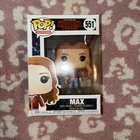 Funko Pop! Stranger Things Max Mayfield (w/ Skateboard) #551 READ Small Tear Box