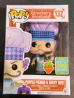 Funko Pop! Strawberry Shortcake Purple Pieman & Berry Bird #132 *Damaged* Con'16
