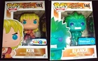 Funko Pop! Street Fighter Ken Toys R Us Exclusive #193 Walmart Blanka 140 Green