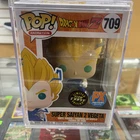 Funko Pop! Super Saiyan 2 Vegeta Chase GITD PX Previews #709 DBZ With Hard Case