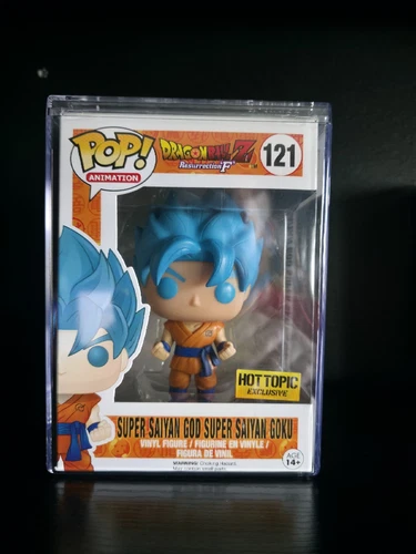 Funko Pop Super Saiyan God Super Saiyan Goku 121 hot topic exclusive