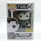 Funko Pop! Superman 07 Hot Topic Exclusive Black and White DC Comics Vinyl Toy