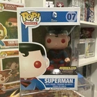 Funko Pop Superman Red Eyes Bedrock City Comic Con Exclusive Edition #07 DC