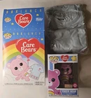 Funko POP! & Tee Care Bears T-Shirt XL Cheer Bear Flocked BoxLunch Vinyl Figure