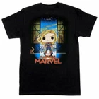 Funko Pop Tee T-Shirt CAPTAIN MARVEL   Higher Further Faster  - Size XL/ TG / EG