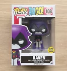 Funko Pop Teen Titans Go! Raven Purple GITD #108 + Free Protector
