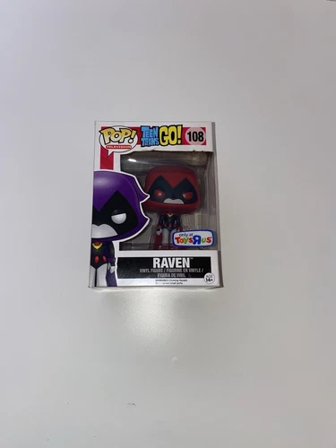 Funko Pop Teen Titans Go! Raven (Red) Only at Toys R Us #108 w/Protector