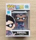 Funko Pop Teen Titans Go! Robin As Red X Unmasked #585 + Free Protector