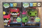 Funko Pop Teen Titans Go Robot 139 and Freddy as Beast Boy 136