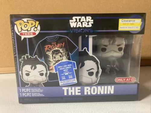 Funko POP Tees + The Ronin 505 Star Wars Visions Exclusive POP - Size 2XL - New