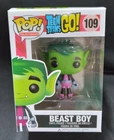 Funko Pop! Television #109 - Teen Titans Go! Beast Boy DC Rare w/protector