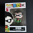 Funko POP! Television DC Teen Titans Go! Robin #107 Vinyl Figure + PROTECTOR B04