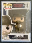 Funko Pop Television HOPPER 512 Stranger Things Vinyl Figure & Protector