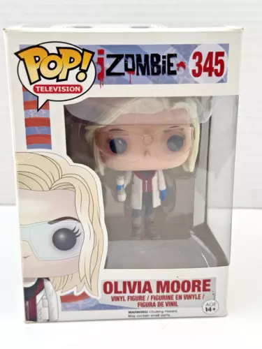 Funko POP Television iZombie 345 Olivia Moore with Glasses Vinyl Figure NEW NIB!