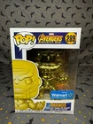 Funko Pop Thanos 289 Yellow Chrome Walmart Exclusive Avengers Infinity War