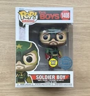 Funko Pop The Boys Soldier Boy GITD #1408 + Free Protector