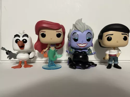 Funko Pop The Little Mermaid 30th Anniversary Ariel Ursula Prince Eric Scuttle