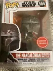 Funko Pop! THE MANDOLORIAN MUDHORN BATTLE #564 GAMESTOP EXCLUSIVE  + PROTECTOR!