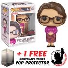 FUNKO POP THE OFFICE PHYLLIS VANCE #1131 EXCLUSIVE VINYL FIGURE + PROTECTOR
