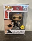 Funko Pop The Rock CHASE WWE 46 Black Jacket in FREE Protector