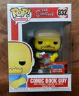 Funko Pop THE SIMPSONS COMIC BOOK GUY #832 NYCC New York Brand New MIB