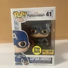 Funko Pop! The Winter Soldier Captain America GITD Hot Topic Exclusive #41