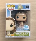 Funko Pop The Wizard Of Oz Dorothy & Toto Sepia #1502 + Free Protector