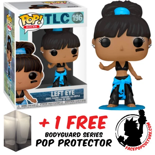 FUNKO POP TLC LEFT EYE #196 VINYL FIGURE + POP PROTECTOR