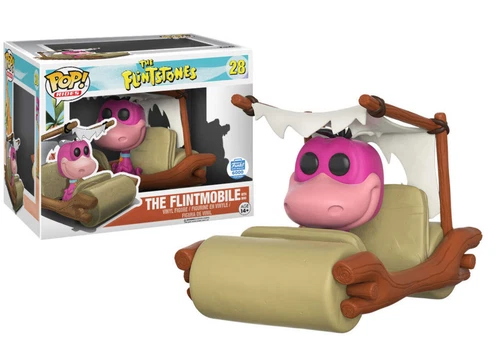 Funko POP! Town: The Flintstones - The Flintmobile [With Dino](6000 Pcs)(Damaged
