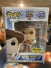 Funko Pop Toy Story 4 Sheriff Woody Holding Forky #535 HT Exclusive w/ Protector