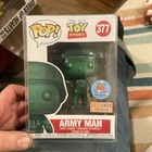 Funko Pop Toy Story ARMY MAN 377 Metallic Green Box Lunch Exclusive