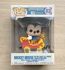 Funko Pop Trains Disneyland 65th Mickey Mouse On Casey Jr. Train #03 + Protector