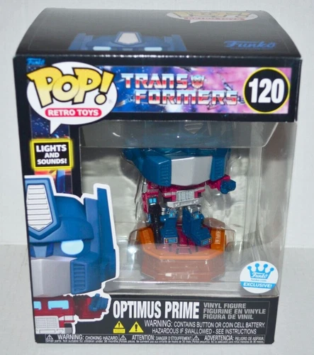 Funko POP! Transformers Optimus Prime #120 Lights & Sounds Figure Shop Exclusive