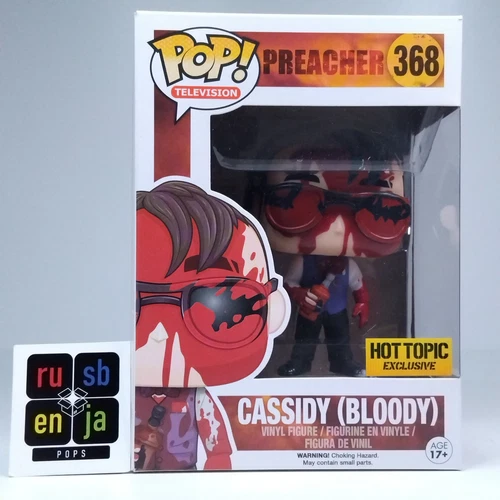 Funko Pop! TV Preacher Cassidy Bloody Hot Topic #368