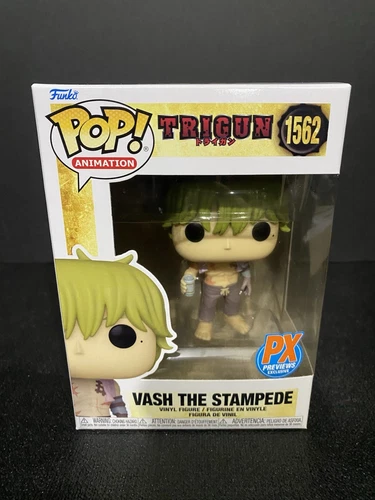 FUNKO POP !  VASH THE STAMPEDE 1562 PX PREVIEWS TRIGUN POP ANIMATION Y01