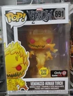 Funko Pop! Venom Venomized Human Torch #691 Gamestop Ex GITD w/ Pop Protector