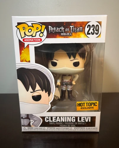 Funko Pop! Vinyl: Attack on Titan - Cleaning Levi - Hot Topic (HT) 239