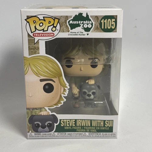 Funko Pop! Vinyl Australia Zoo Steve Irwin with Sui #1105! New Sealed