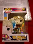 Funko Pop! Vinyl: Birds of Prey Harley Quinn Figure #302 Caution Tape Outfit NEW