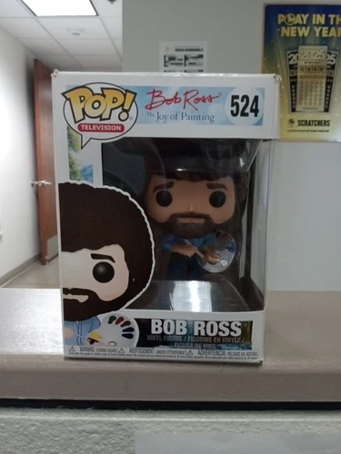 Funko Pop! Vinyl: Bob Ross (in Overalls) #559