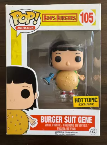 Funko Pop! Vinyl: Bob's Burgers - Gene Belcher (Burger Suit) - Hot Topic...
