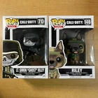 Funko Pop! Vinyl: Call of Duty Lt. Simon "Ghost" Riley #70 & Riley #146 New