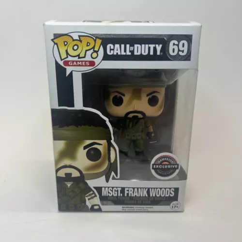 Funko Pop! Vinyl: Call of Duty MSGT Frank Woods - (No Mud) #69 GameStop Vaulted