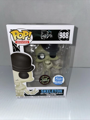Funko Pop! Vinyl: Corpse Bride - Skeleton (Chase) (Glows in the Dark) - Funko...