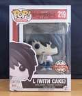 Funko Pop! Vinyl - Death Note - L (With Cake) #219 Vaulted Special Edition