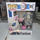 Funko Pop! Vinyl: Demon Slayer: Inosuke Hashibira (Flocked) - CC(Exclusive) #875