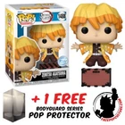 FUNKO POP VINYL DEMON SLAYER ZENITSU AGATSUMA KNEELING WITH BOX #1488 EXCLUSIVE