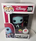 Funko Pop! Vinyl Disney #209 Sally (Seated) Walgreens Exclusive GITD Flocked