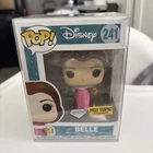Funko Pop! Vinyl: Disney - Belle #241 Diamond & Hot Topic + Pop Protector