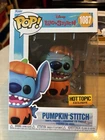 Funko Pop! Vinyl: Disney - Pumpkin Stitch - Hot Topic (Exclusive) #1087 NIB